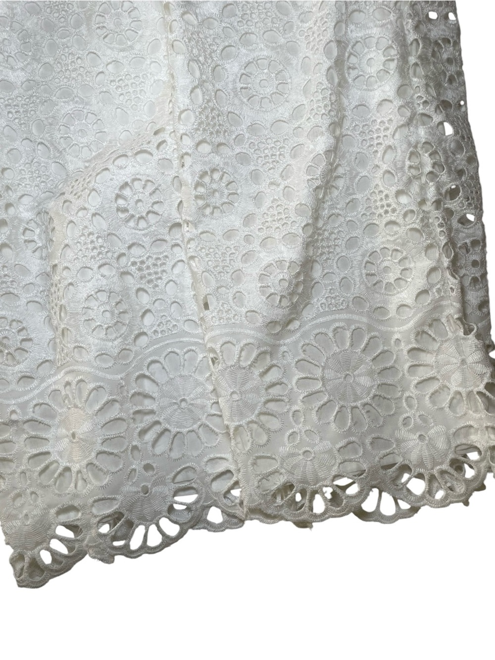 Maeve White Lace Wide Leg Pants - Picture 5 of 9